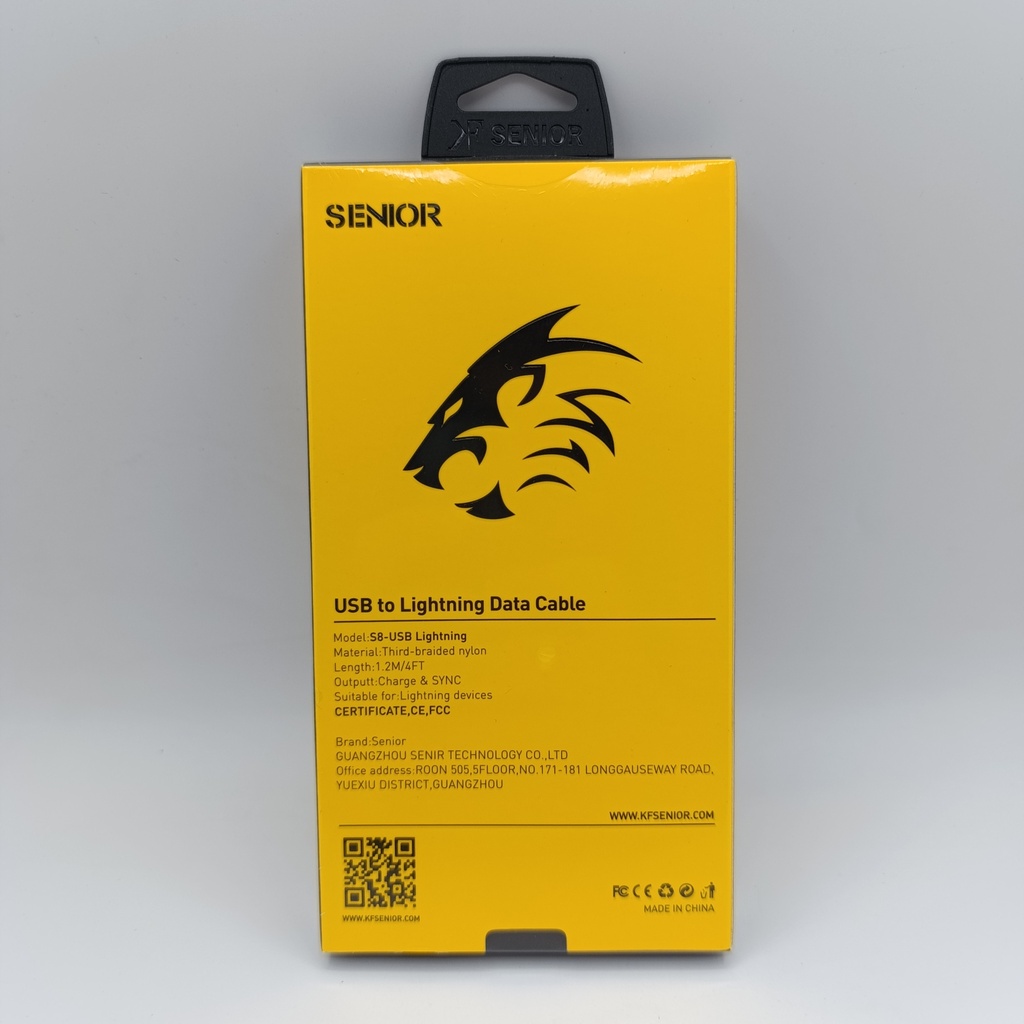 کێبل ئایفۆن SENIOR S28-Lightning Cable (1.2m) - SAN