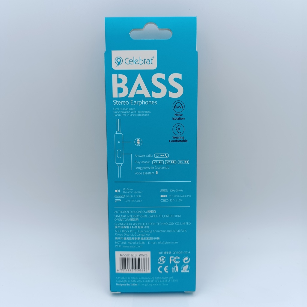 هیدفۆنی کێبل Celebrat G13 - HER