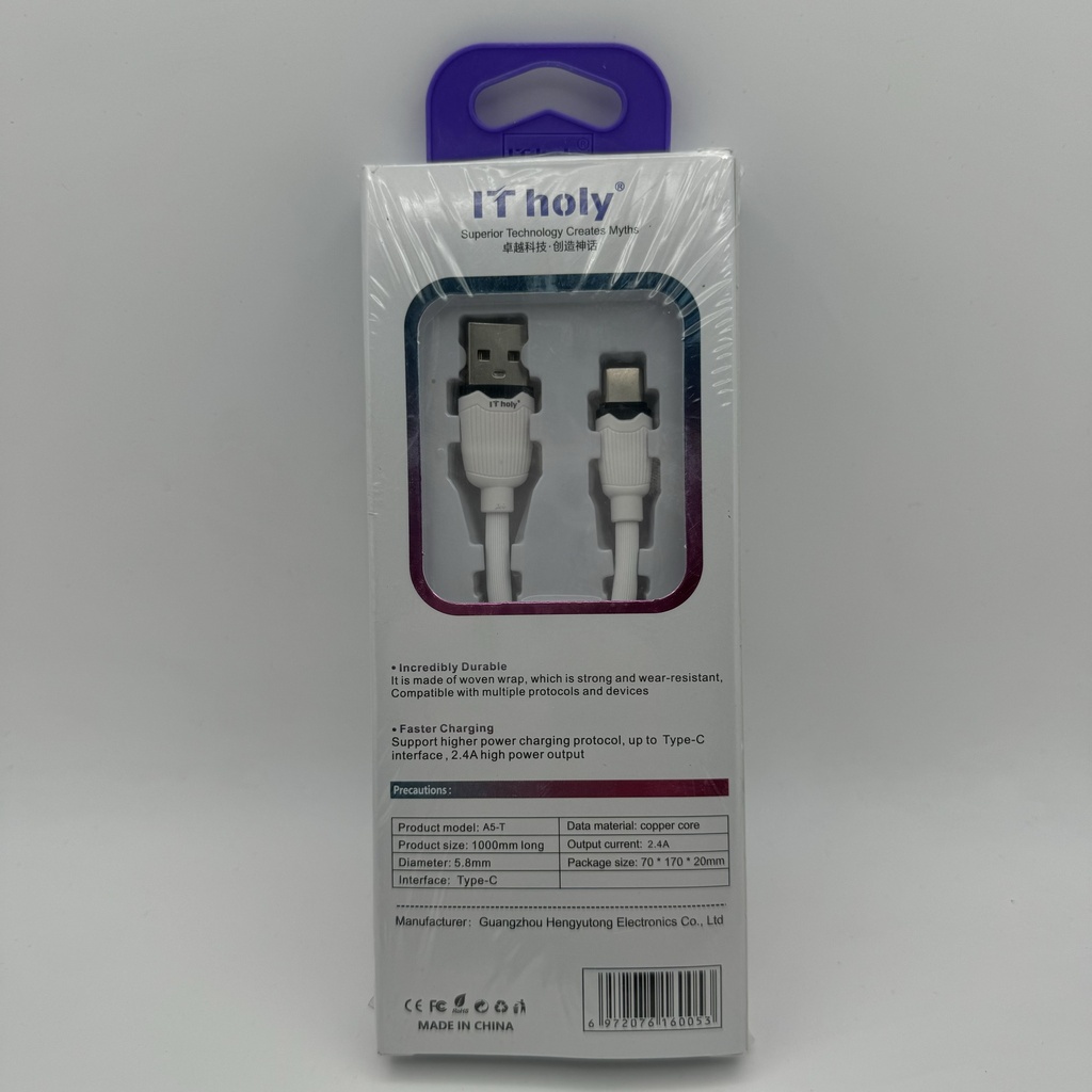 کێبل تایپ سی  IT holy TYPE-C Cable A5-T - SRU