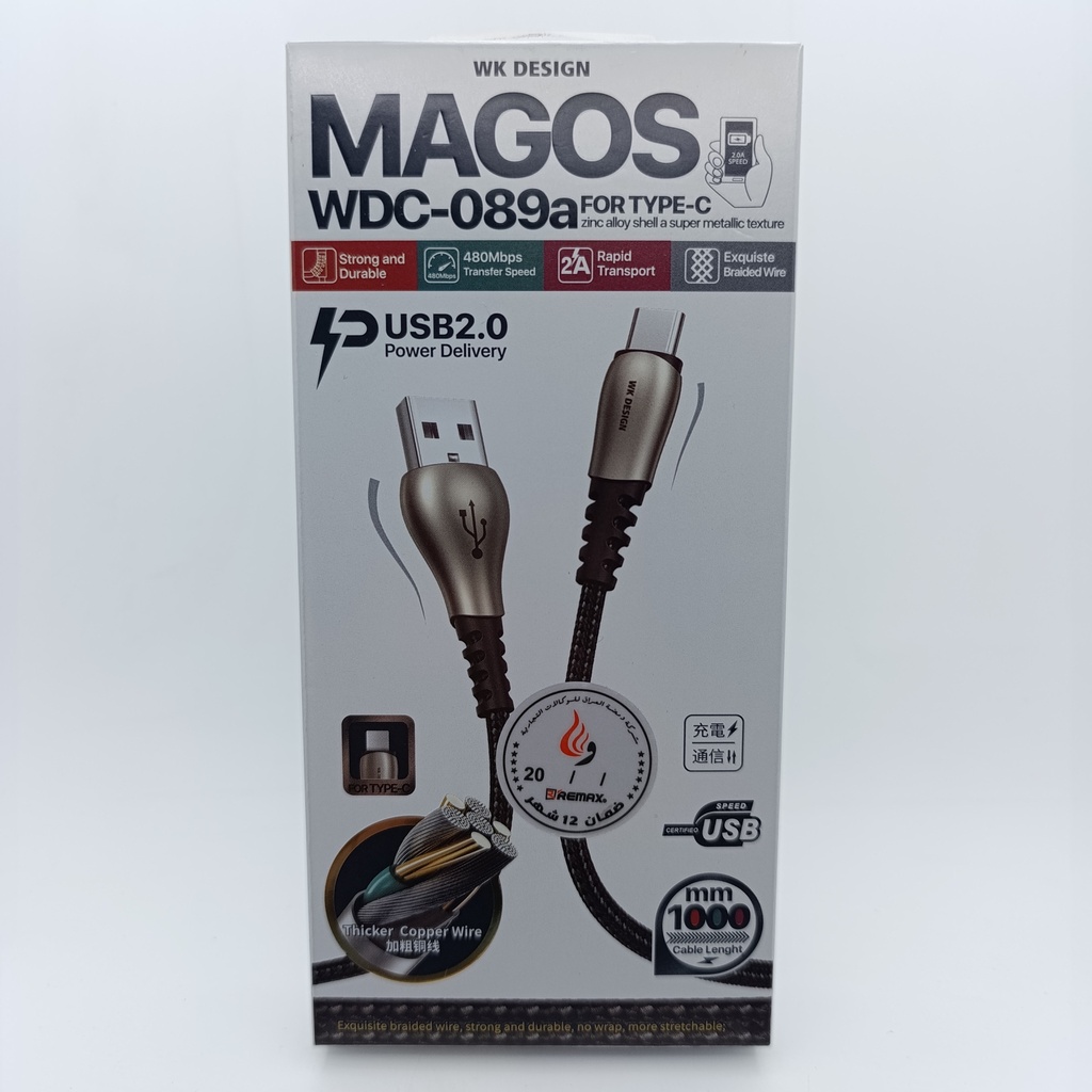 کێبل تایپ سی WIK DESIGN TYPE-C MDC-089a 