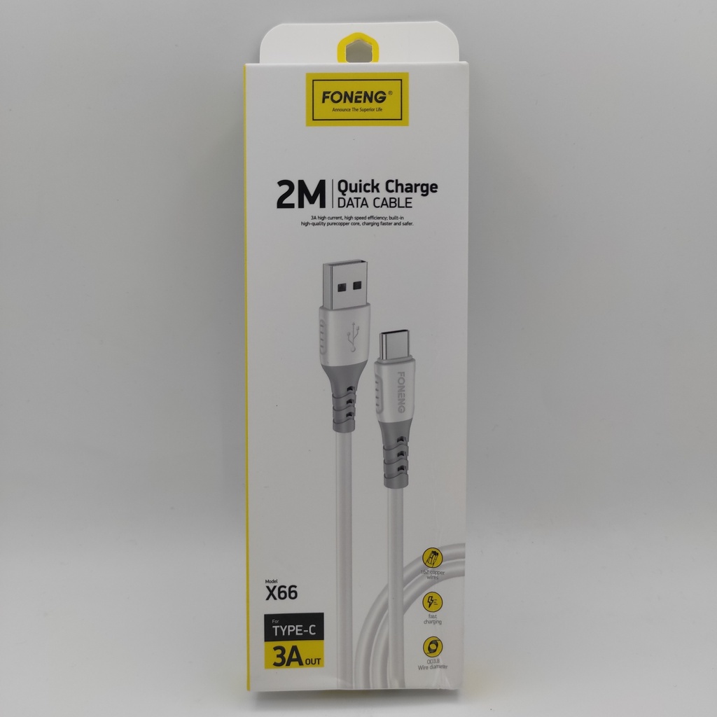 کێبل FONENG X66 USB To Type-C 3A (2m) 