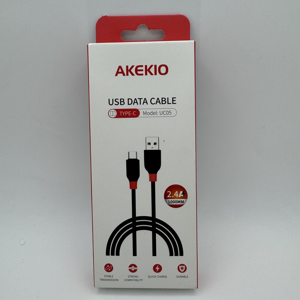 کێبل تایپ سی AKEKIO UC05 TYPE-C (1m) 