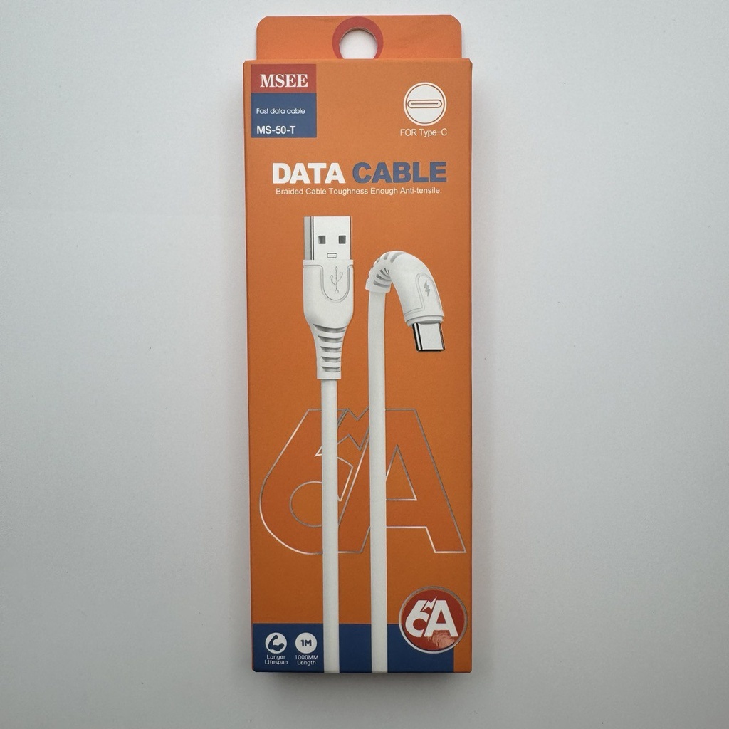 کێبڵی تایپ سی Type-C Cable (1m) MSEE MS-50-T 