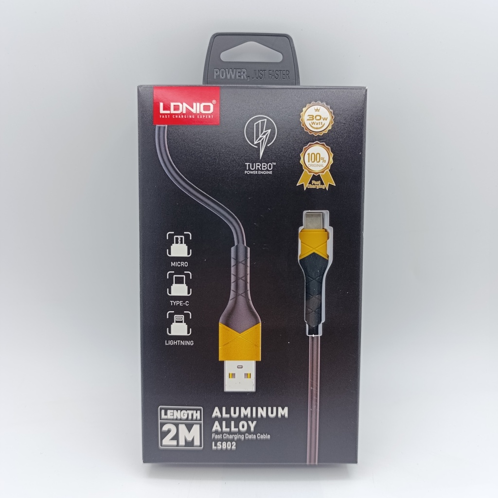 کێبل تایپ سی Type-C LDNIO LS802 (2M) 