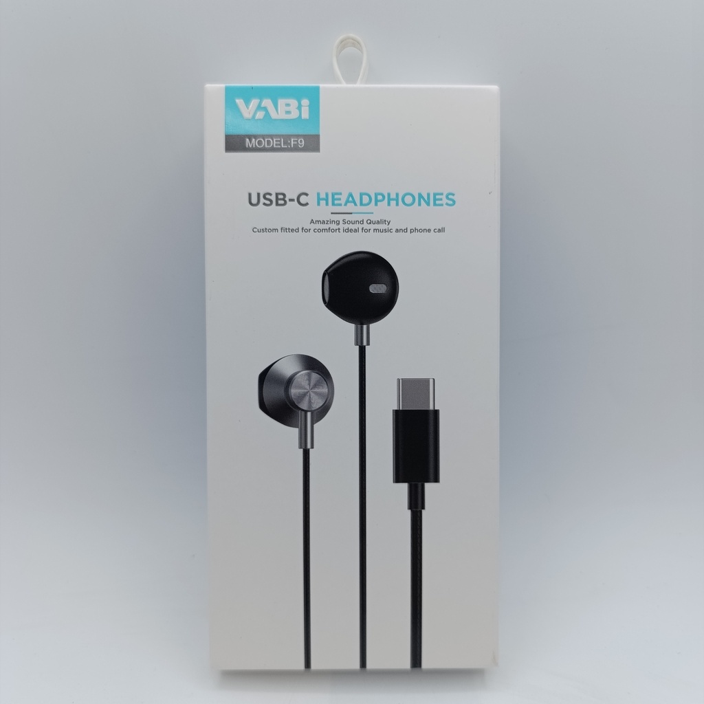 TYPE-C هێدفۆنی کێبل تایپ سی VABi F9   