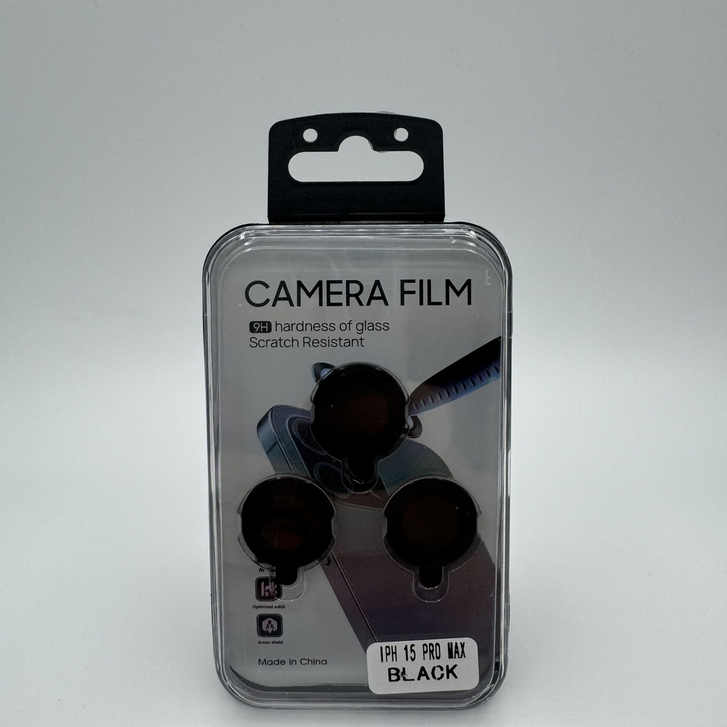 درعی کامیرەی ئایفۆن Camera Scratch resistant IPhone 15 Pro Max Black 