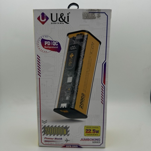 [2] پاوەر بانک Power Bank PD|QC U&i UIPB-2421 20000mAh