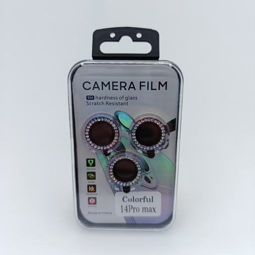[17] درعی کامیرە Camera Film Protector IPhone 14 Pro Max Colorful 