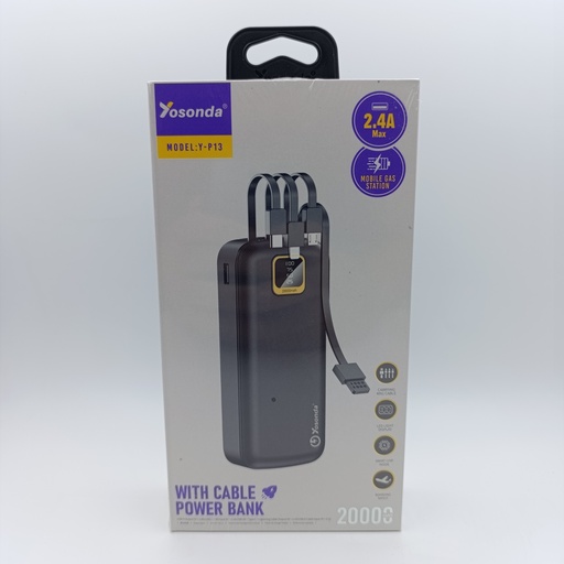 [6] پاوەربانک Power Bank Yosonda 20000mAh 