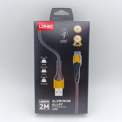 [103] کێبل تایپ سی Type-C LDNIO LS802 (2M) 